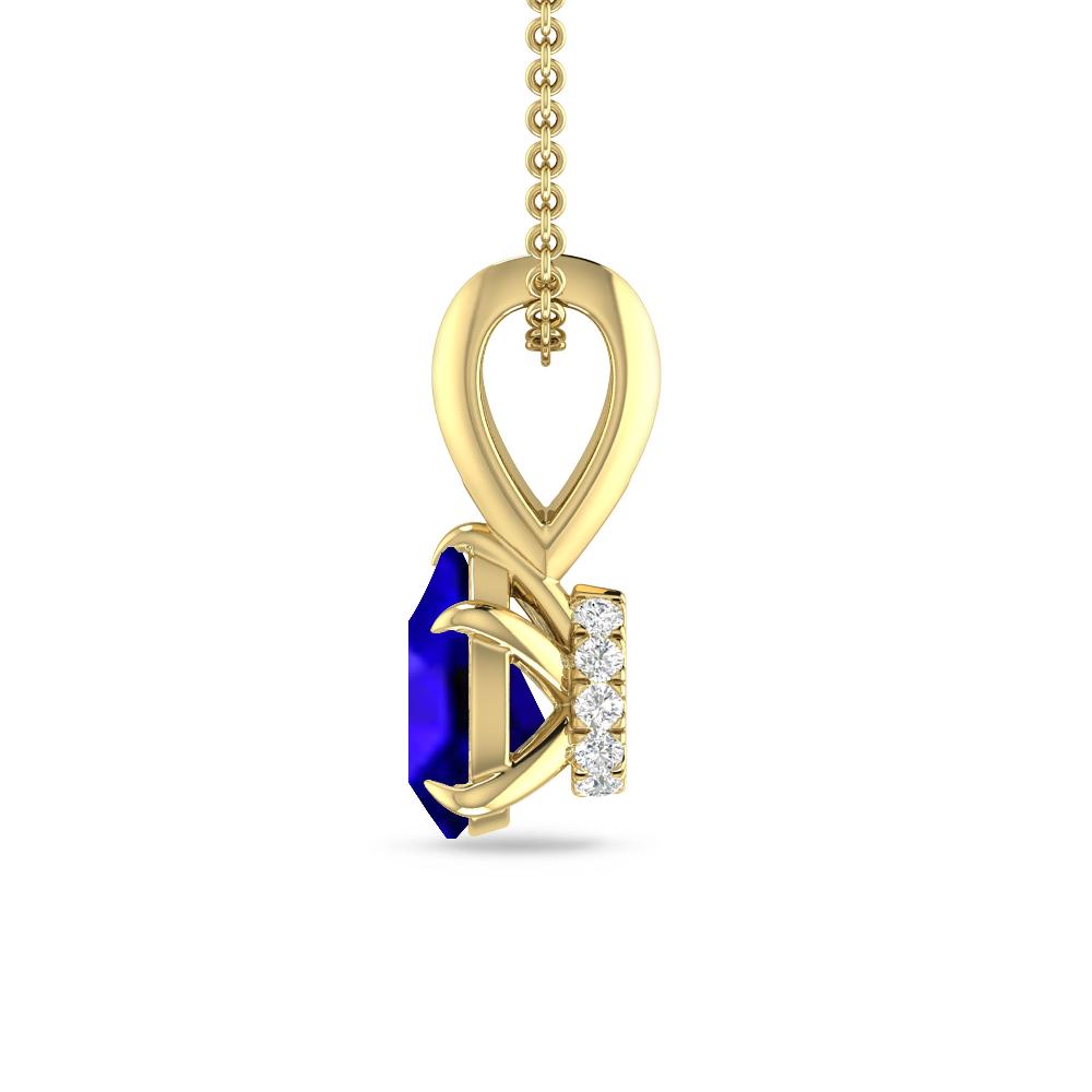 Yellow Gold - Tanzanite