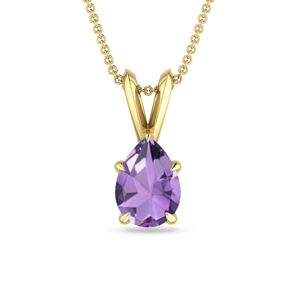 Yellow Gold - Amethyst