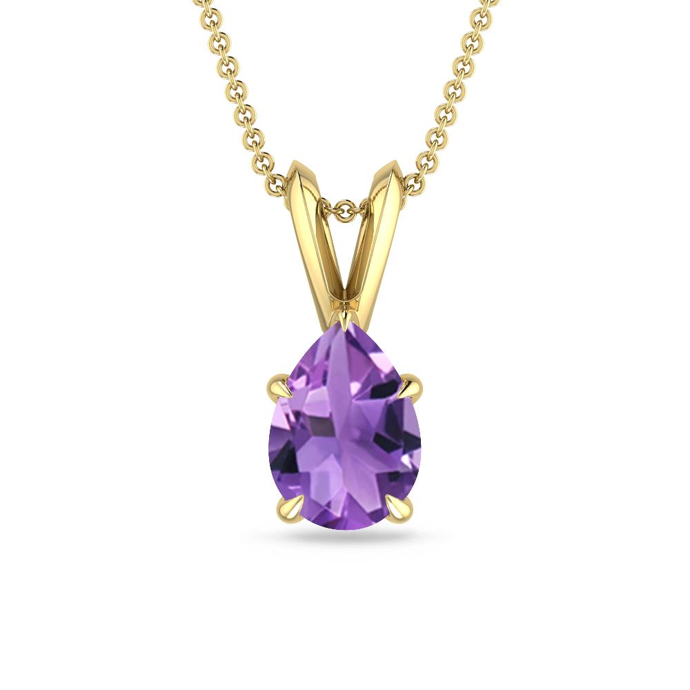 Yellow Gold - Amethyst