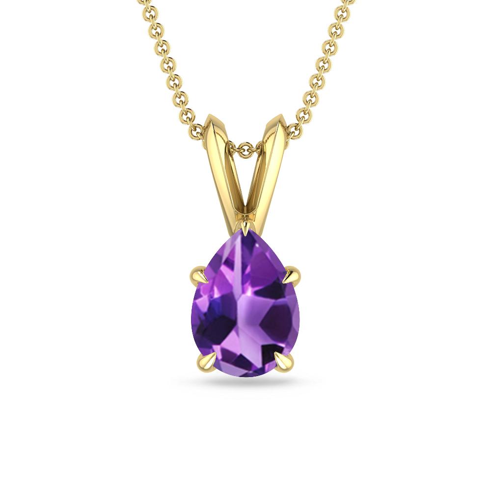 Yellow Gold - Amethyst