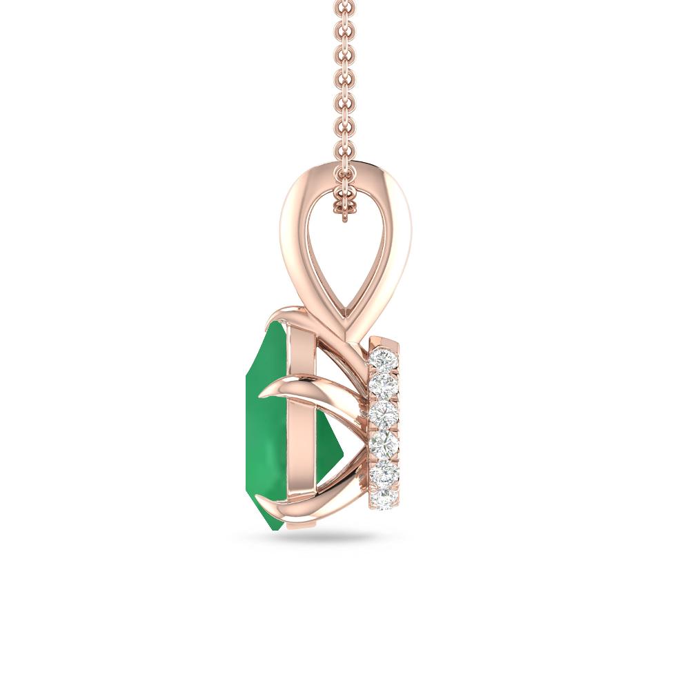 Rose Gold - Emerald