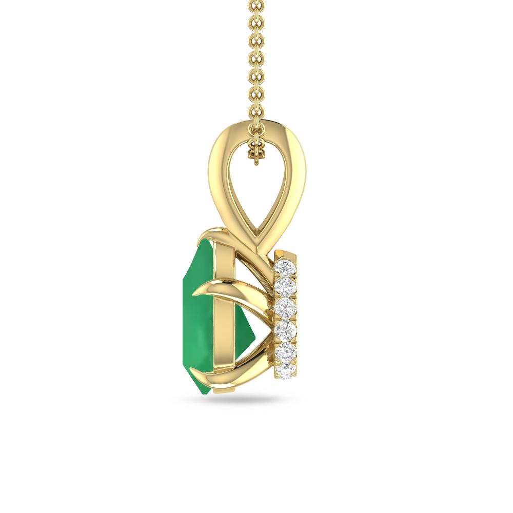 Yellow Gold - Emerald