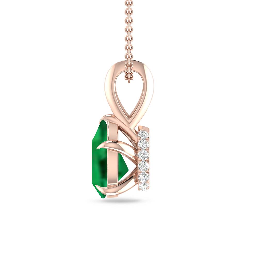 Rose Gold - Emerald