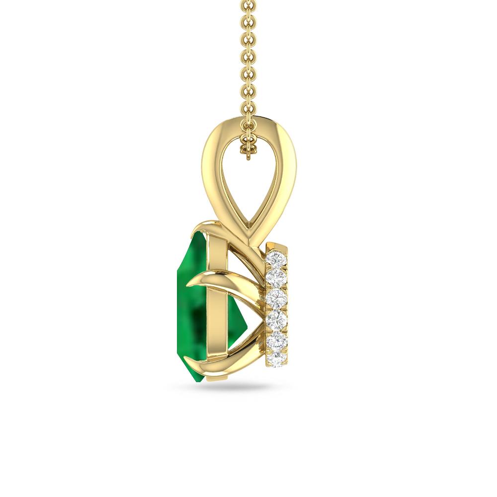 Yellow Gold - Emerald