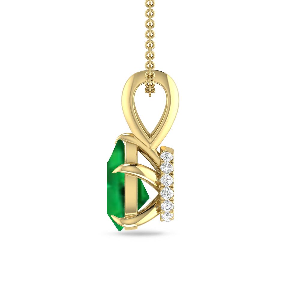 Yellow Gold - Emerald