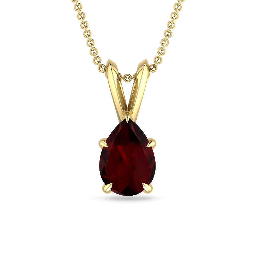 Yellow Gold - Garnet