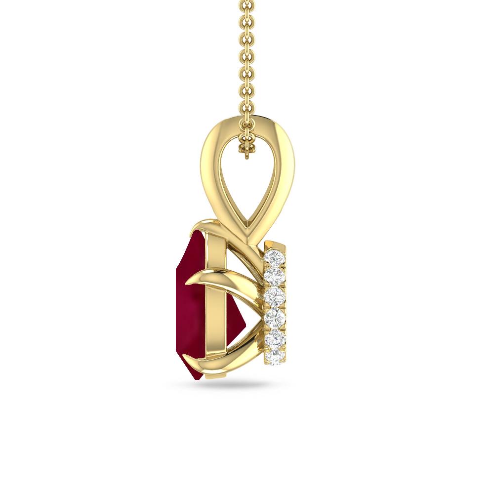 Yellow Gold - Garnet