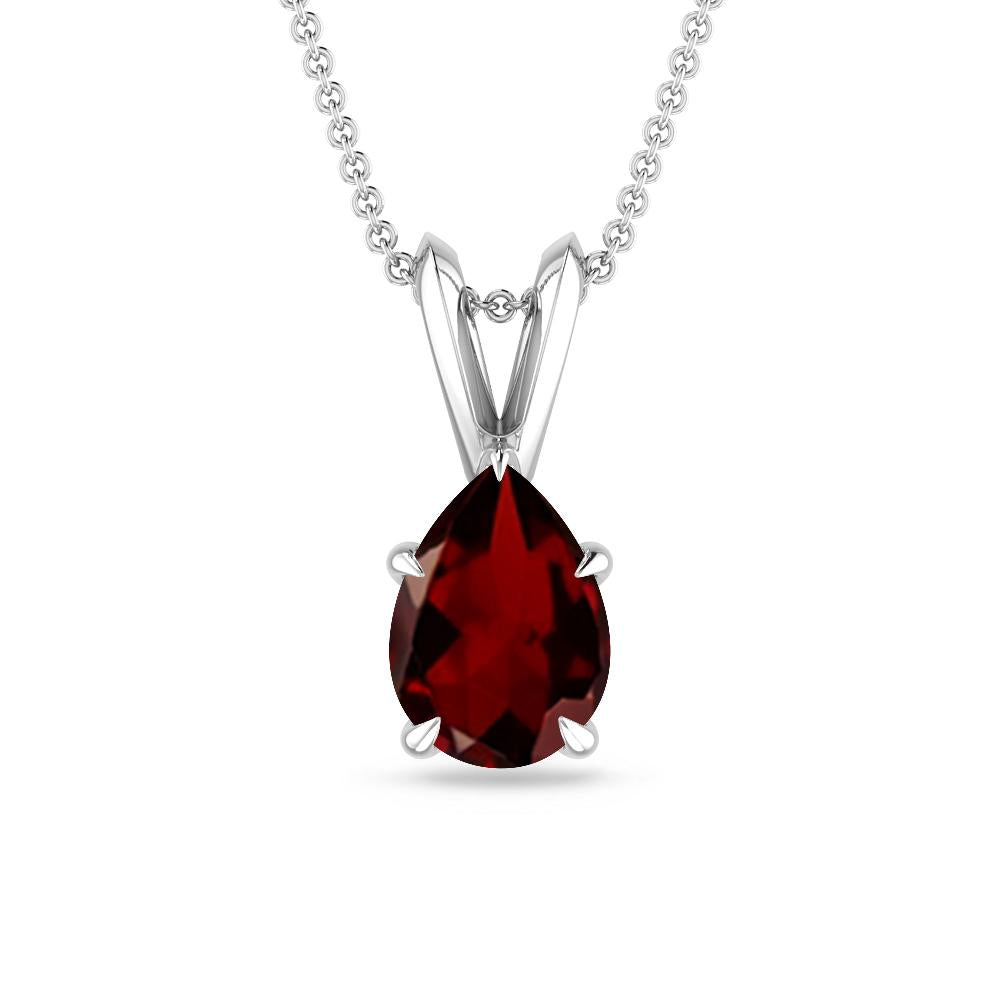 White Gold - Garnet