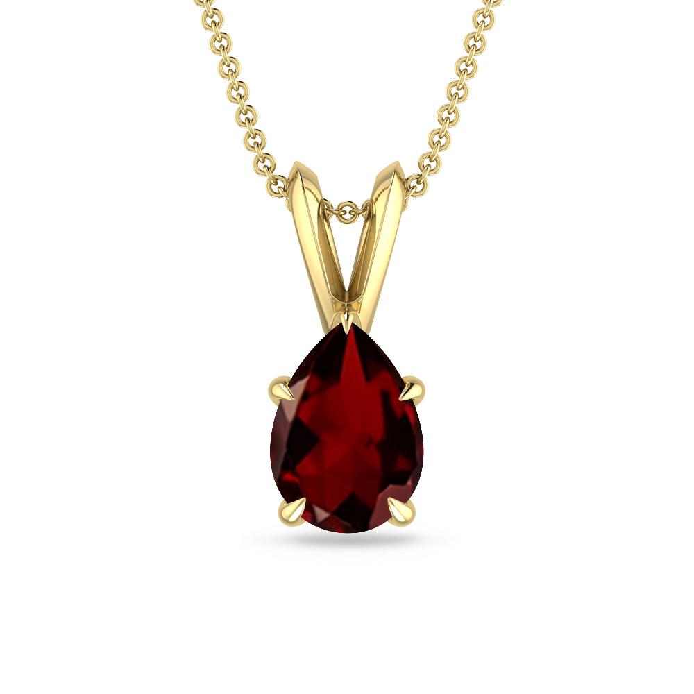 Yellow Gold - Garnet