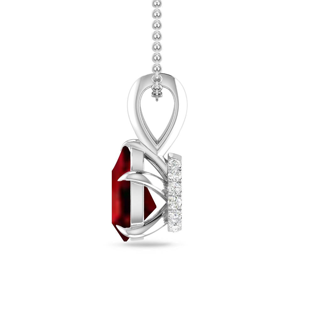 White Gold - Garnet