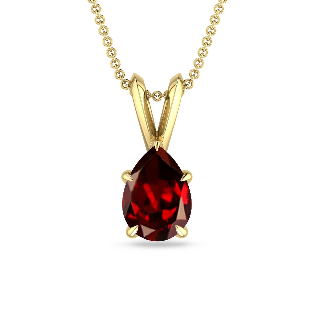 Yellow Gold - Garnet