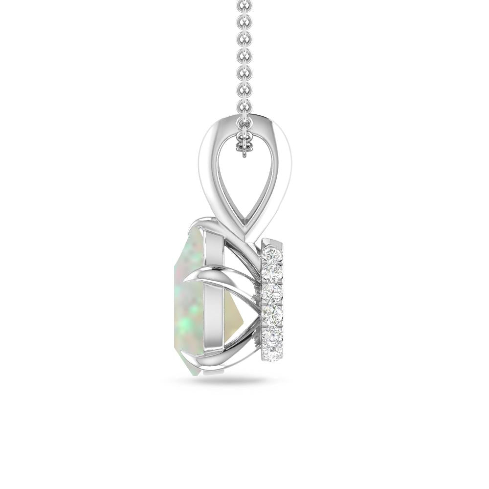 White Gold - Opal