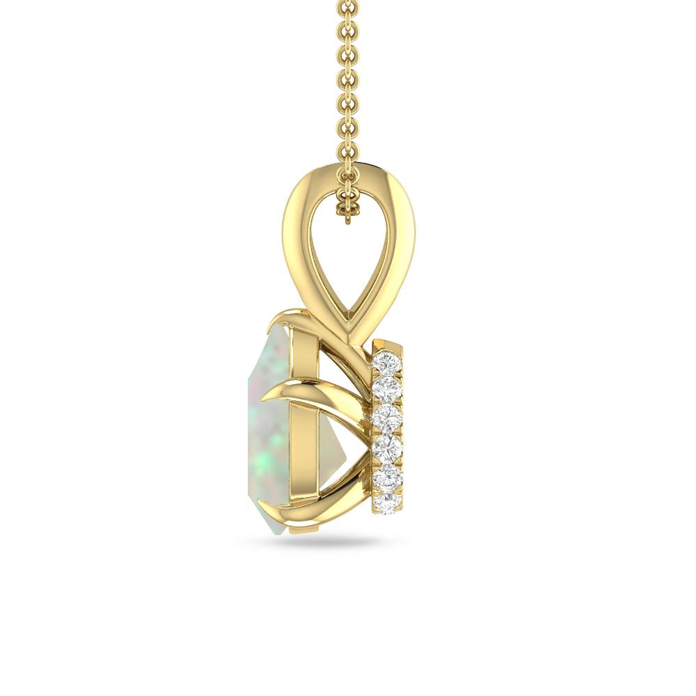 Yellow Gold - Opal