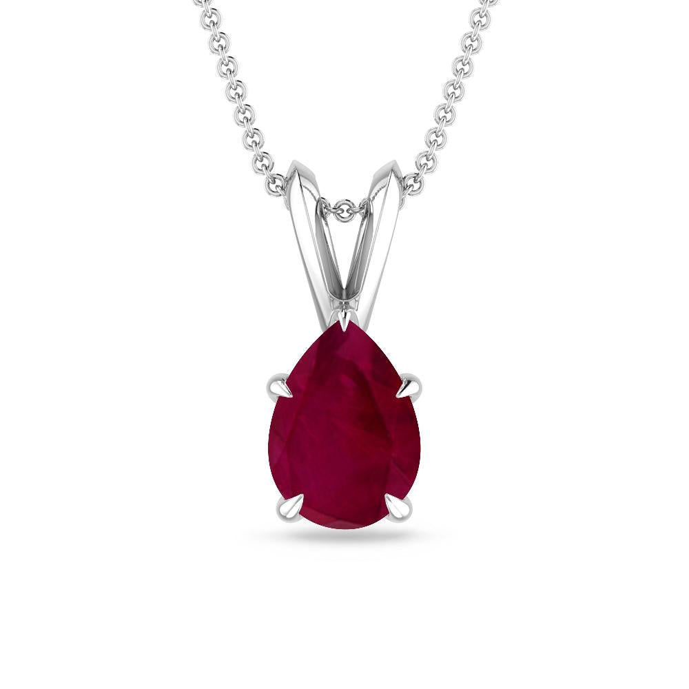 White Gold - Ruby