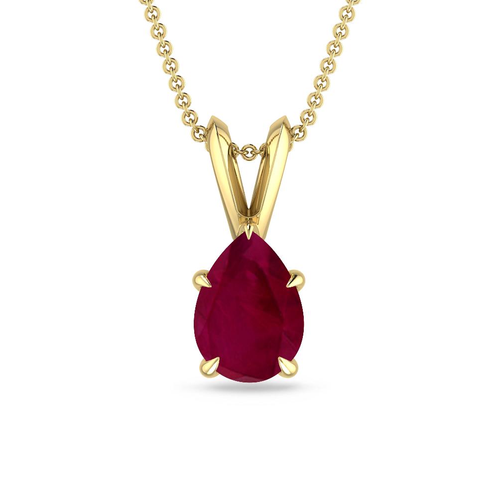 Yellow Gold - Ruby