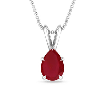 White Gold - Ruby