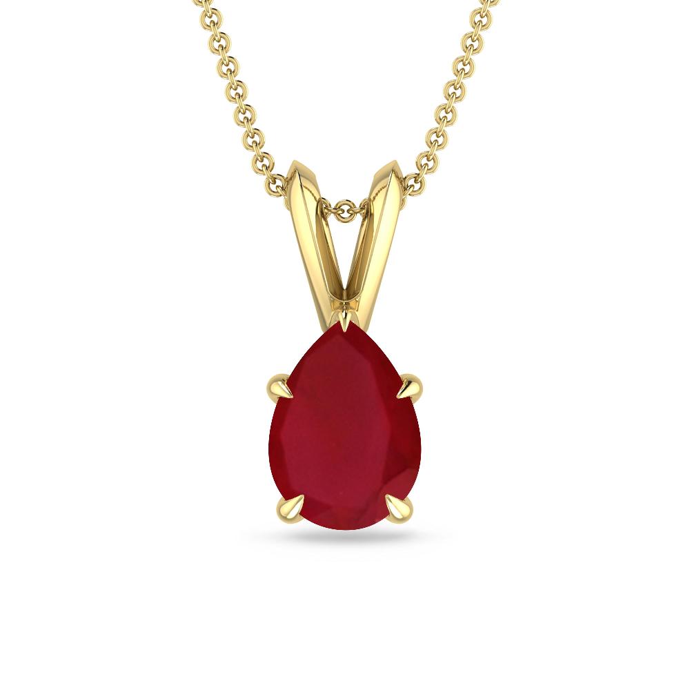 Yellow Gold - Ruby