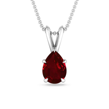 White Gold - Ruby