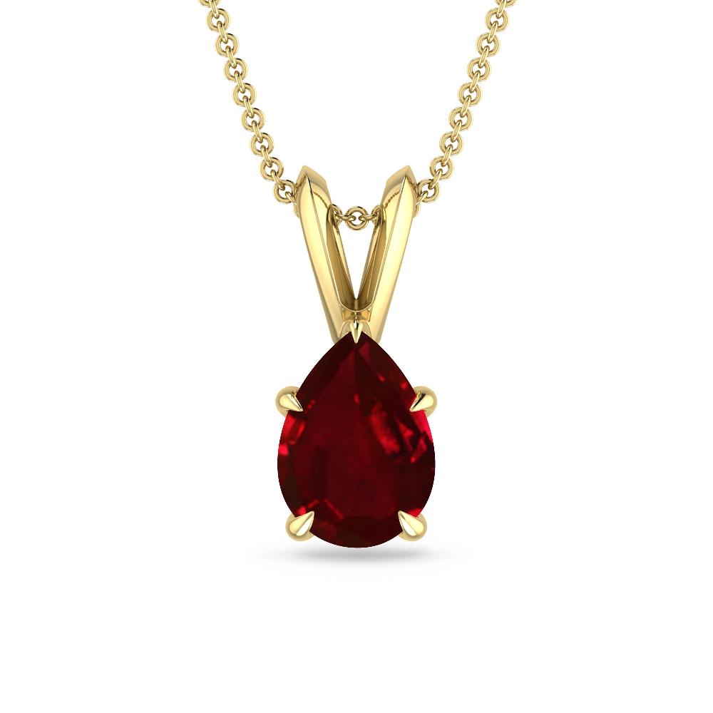 Yellow Gold - Ruby