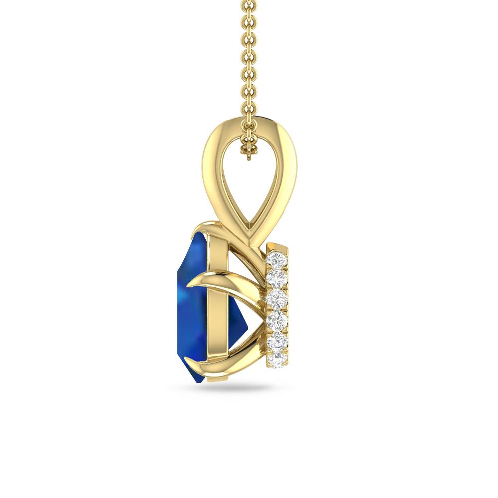 Yellow Gold - Sapphire