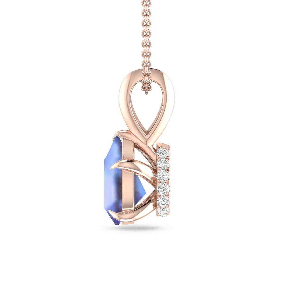 Rose Gold - Tanzanite