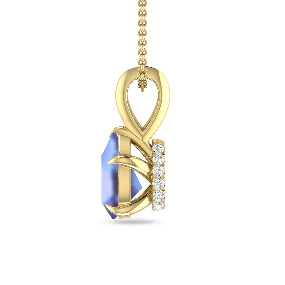 Yellow Gold - Tanzanite