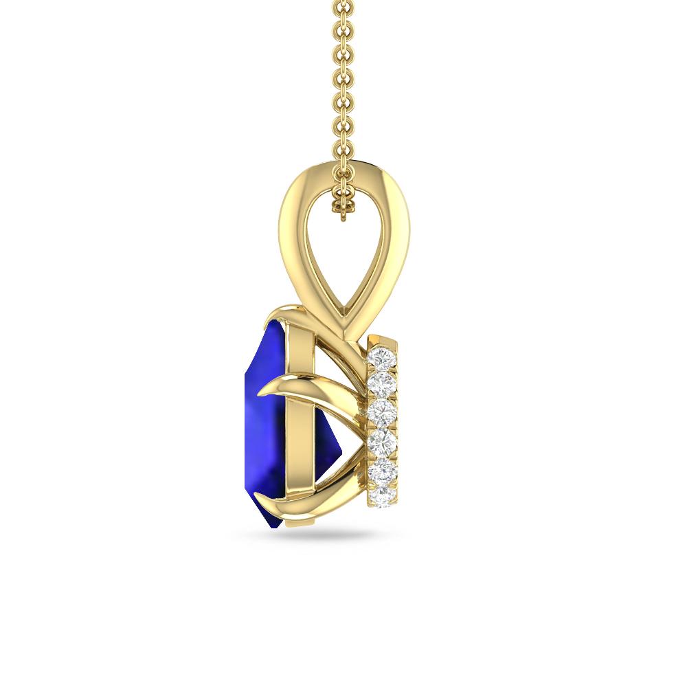 Yellow Gold - Tanzanite