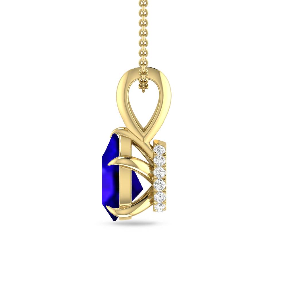 Yellow Gold - Tanzanite