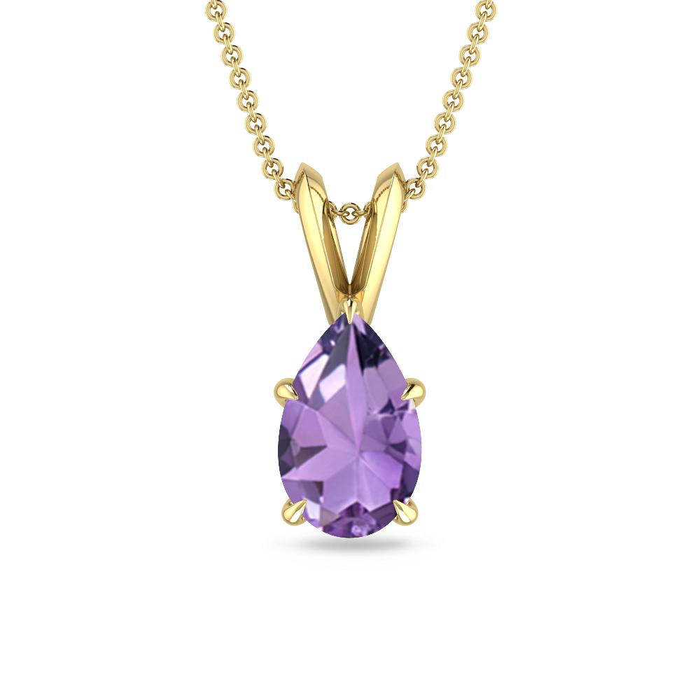 Yellow Gold - Amethyst