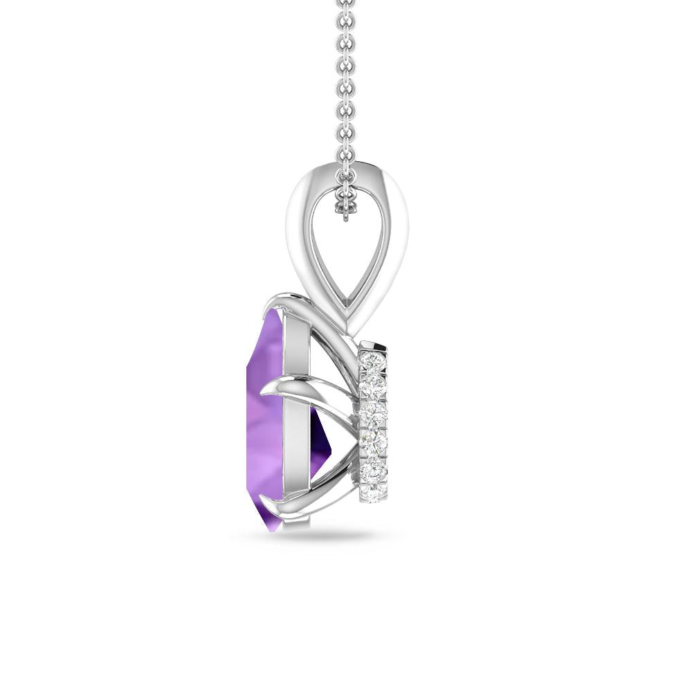 White Gold - Amethyst