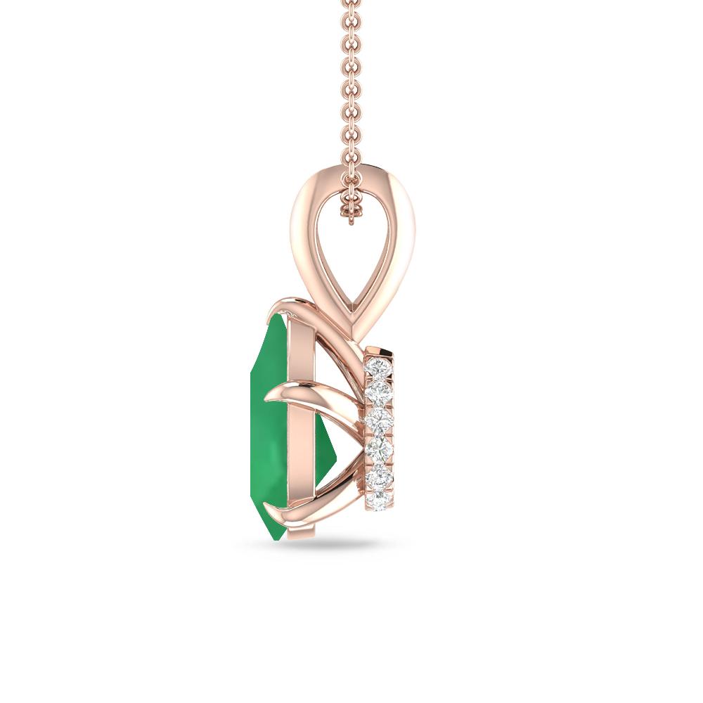 Rose Gold - Emerald