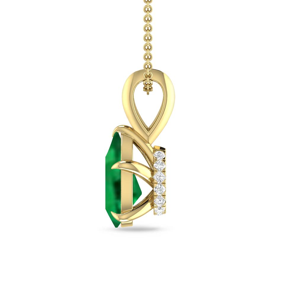 Yellow Gold - Emerald