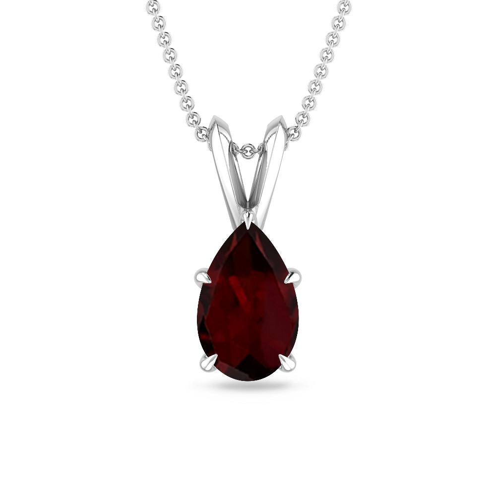 White Gold - Garnet