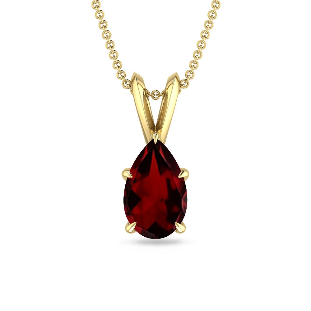 Yellow Gold - Garnet