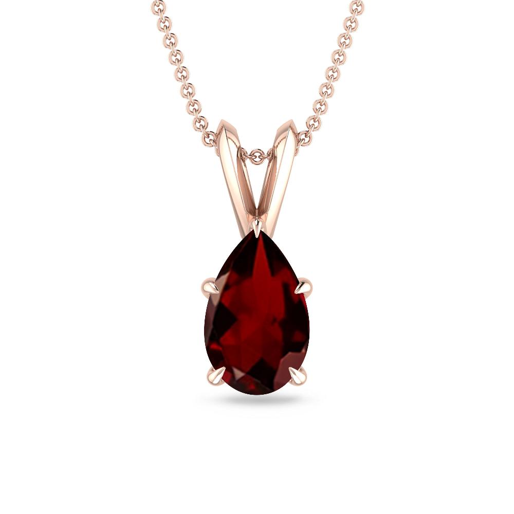 Rose Gold - Garnet