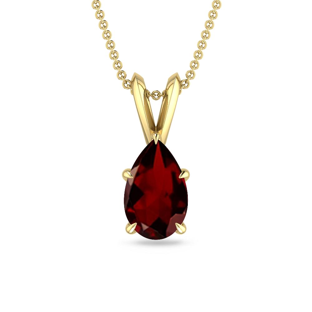 Yellow Gold - Garnet