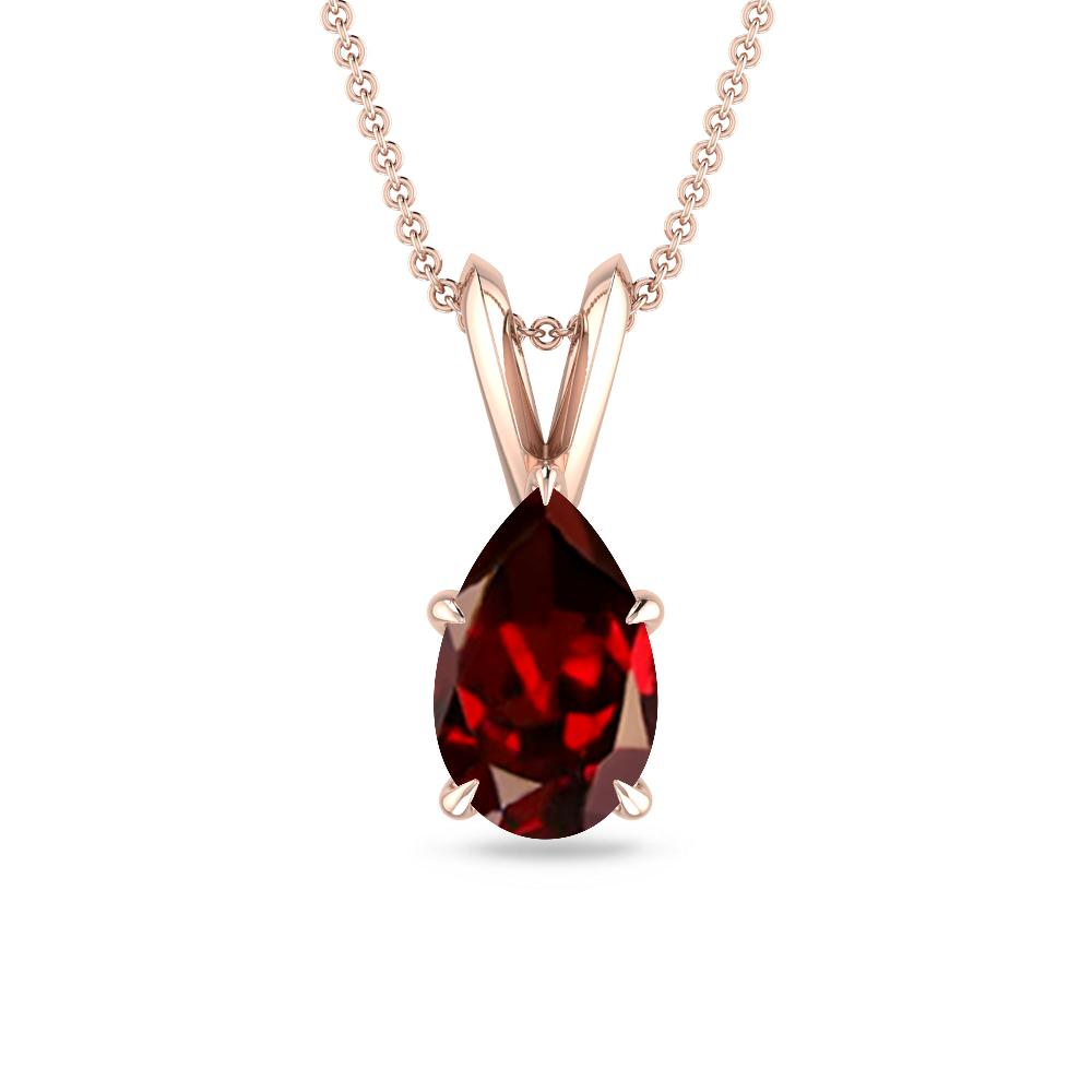 Rose Gold - Garnet