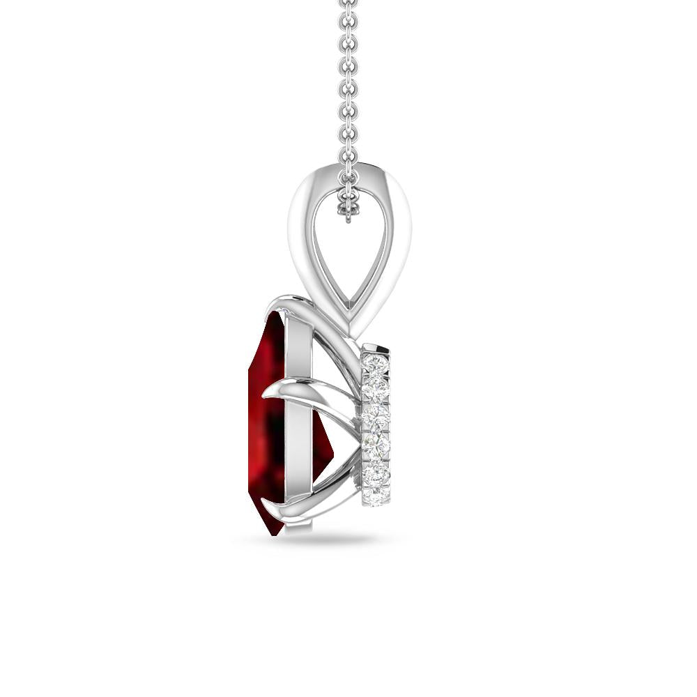 White Gold - Garnet