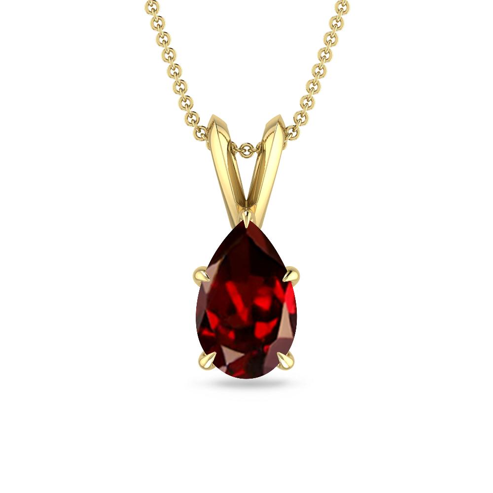 Yellow Gold - Garnet