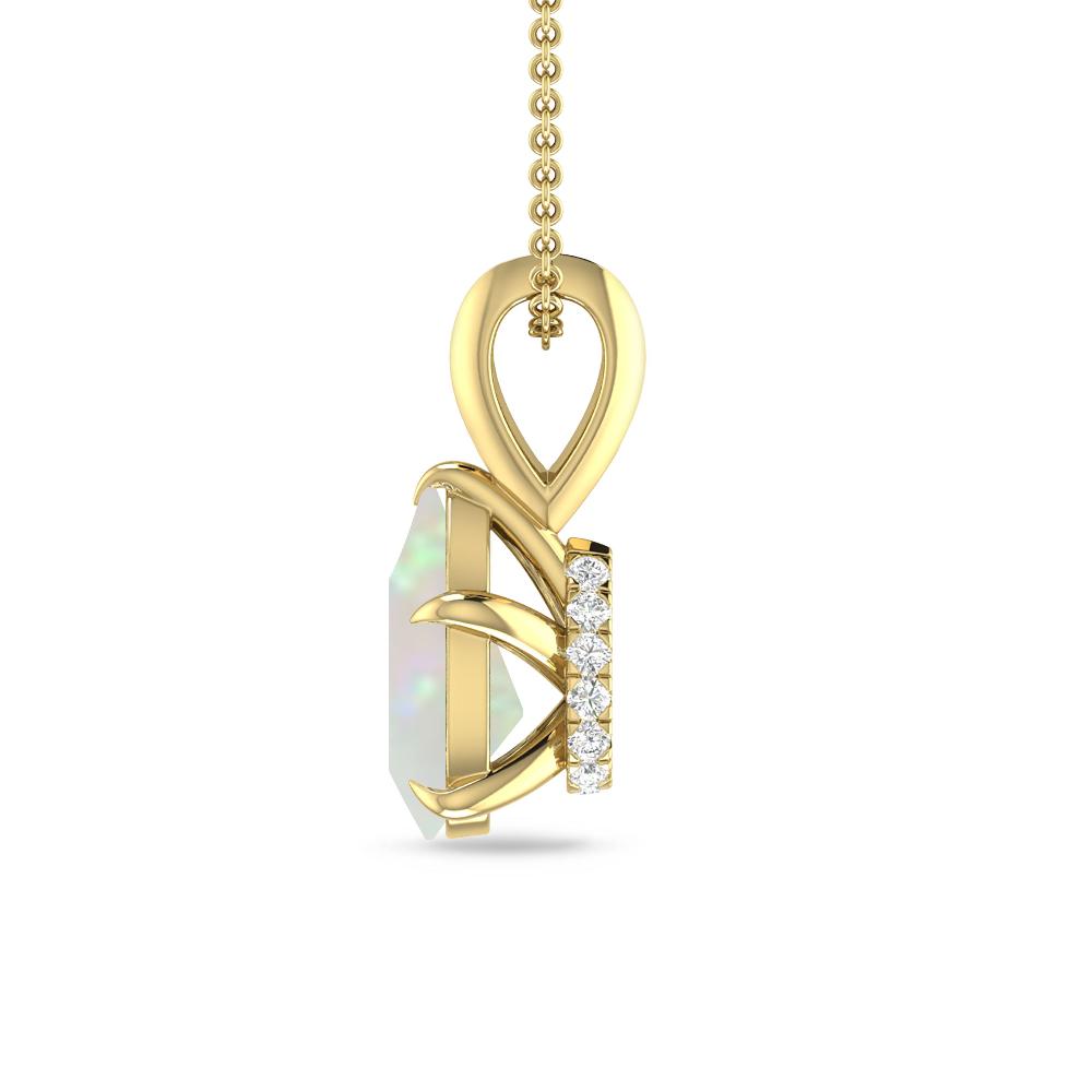 Yellow Gold - Opal