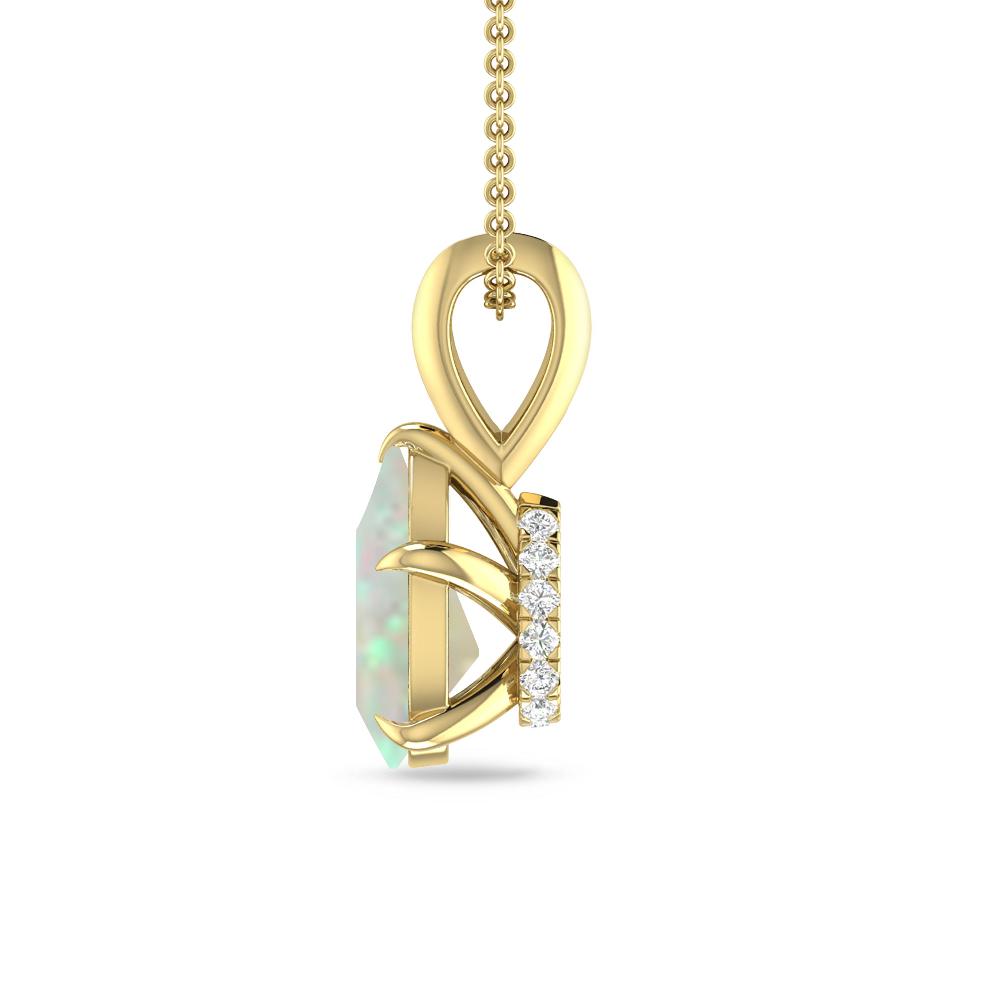 Yellow Gold - Opal