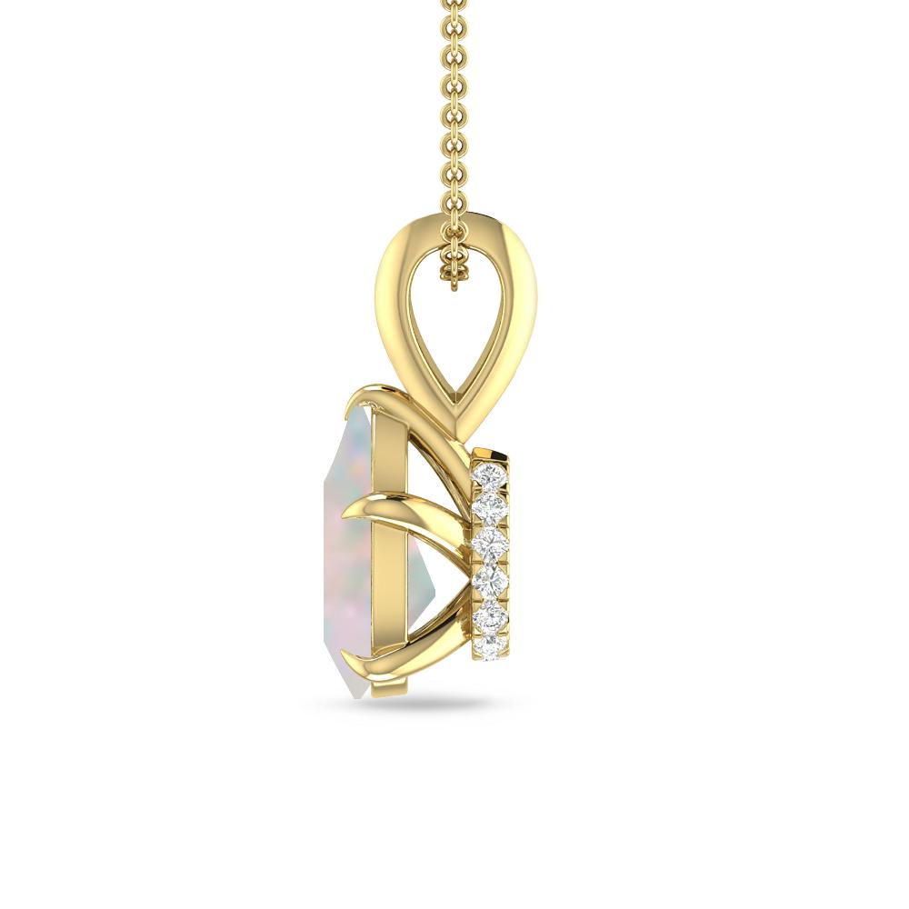 Yellow Gold - Opal