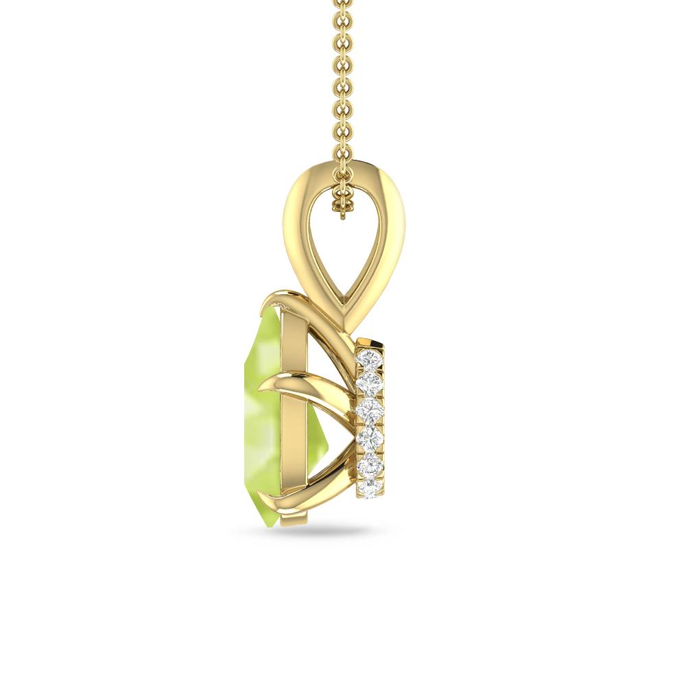 Yellow Gold - Peridot