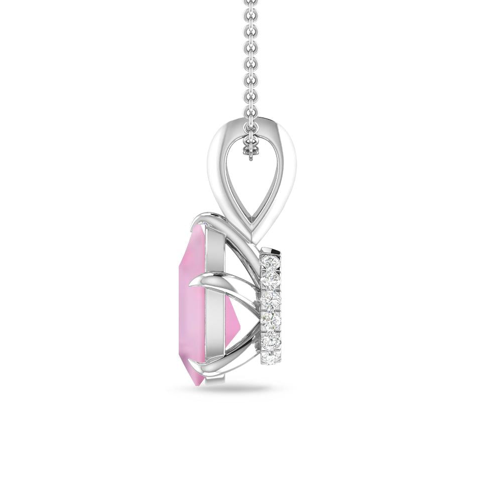 White Gold - Pink Tourmaline