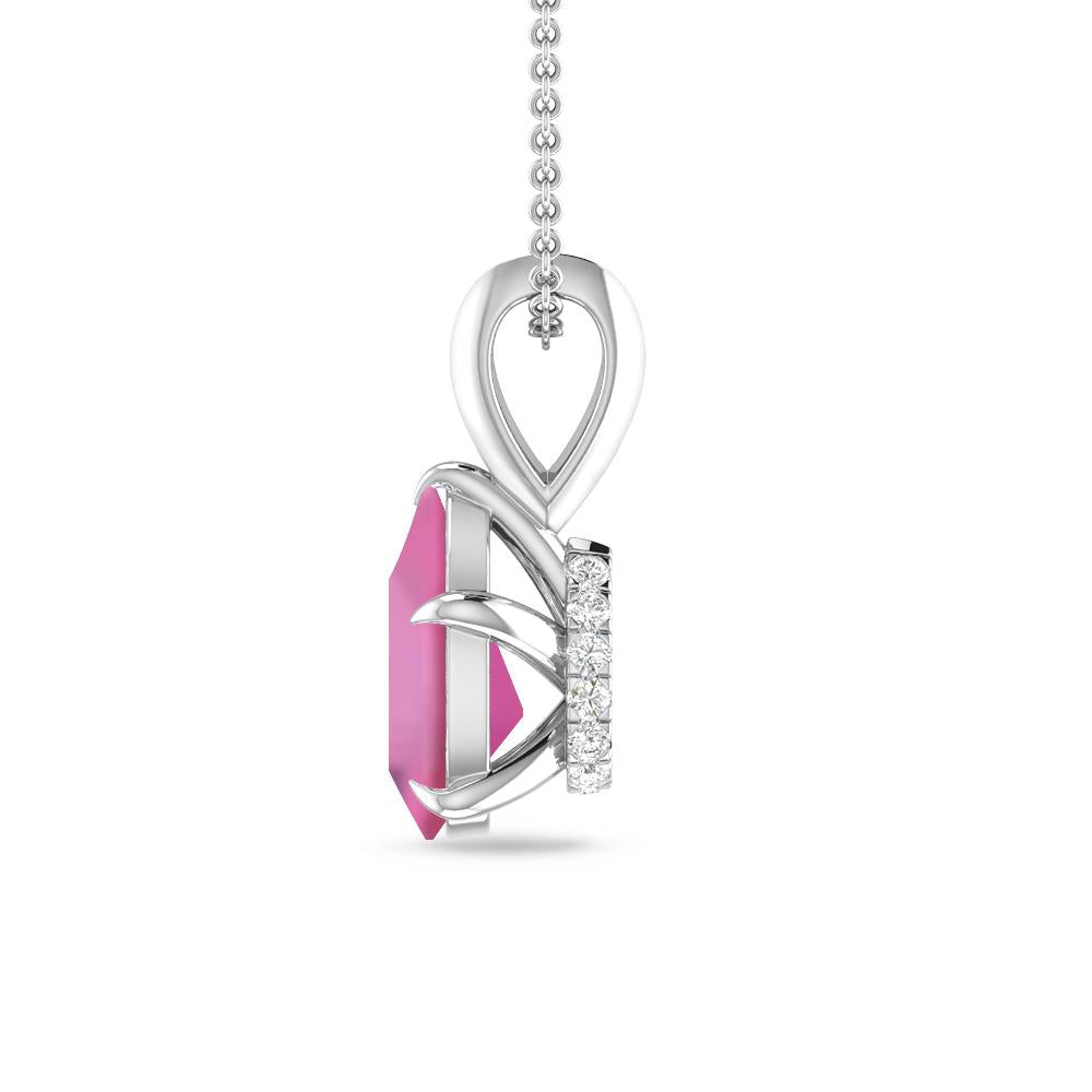 White Gold - Pink Tourmaline