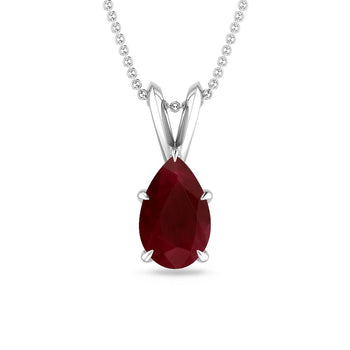 White Gold - Ruby