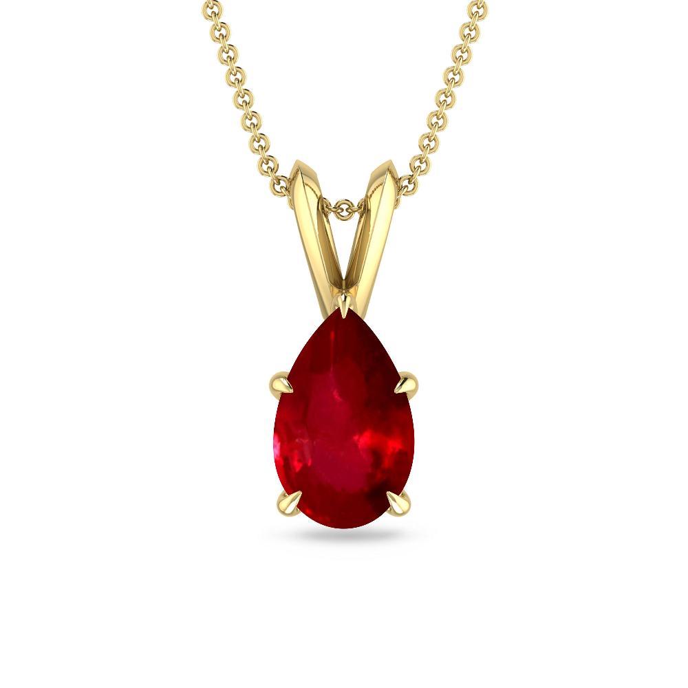 Yellow Gold - Ruby