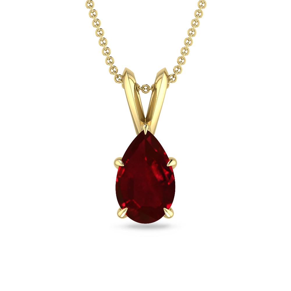 Yellow Gold - Ruby