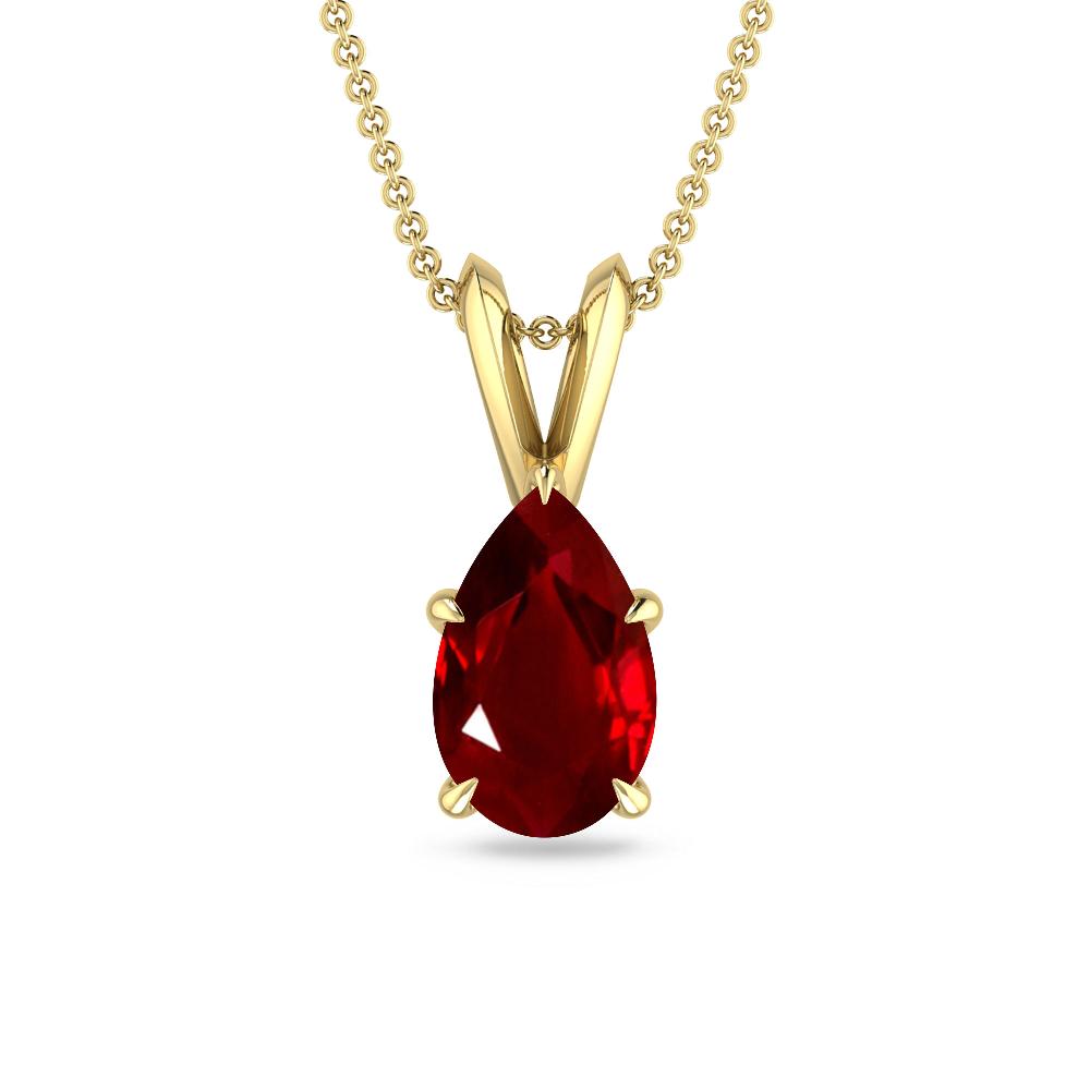 Yellow Gold - Ruby