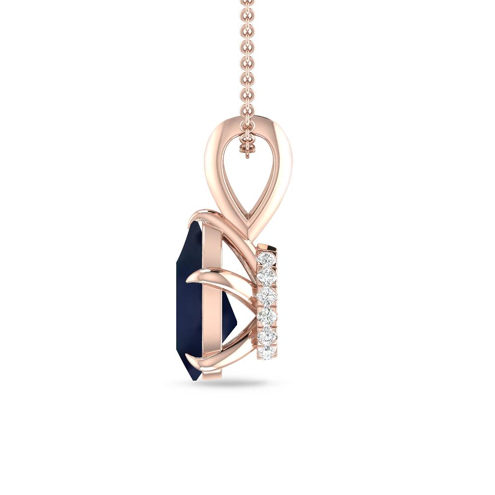 Rose Gold - Sapphire